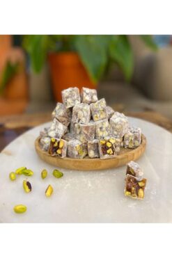 LokArt Lok-Art | Duble Fıstıklı Çifte Kavrulmuş Lokum | 500 Gr