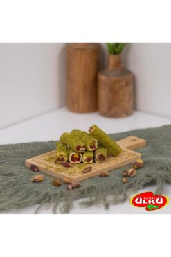 ÜLKÜ KURUYEMİŞ Toz Antep Fıstıklı Narlı Fitil Lokum 250GR