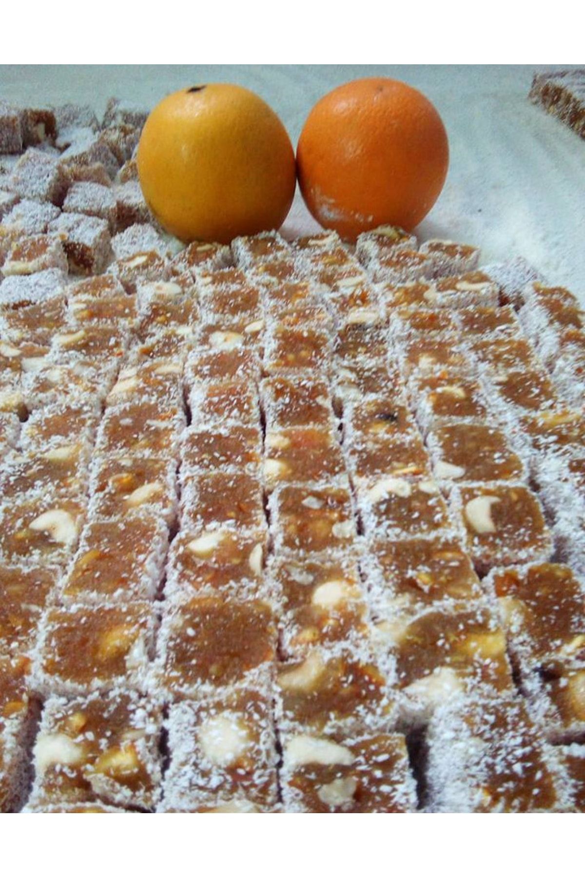 Öztecer Portakallı Fındıklı Lokum 1 Kg