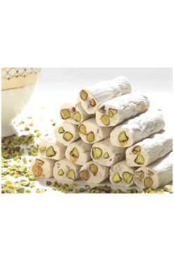 nutantep Extra Bol Antep Fıstıklı Sütlü Fitil Parmak Lokum - 1 KG