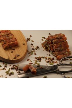 HALUK AYDIN KURUYEMİŞ Portakallı Antep Fıstıklı Fitil Lokum 800 gr