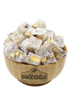 Dağcıoğlu Hindistan Cevizli Çifte Kavrulmuş Antep Fıstıklı Lokum 250 gr
