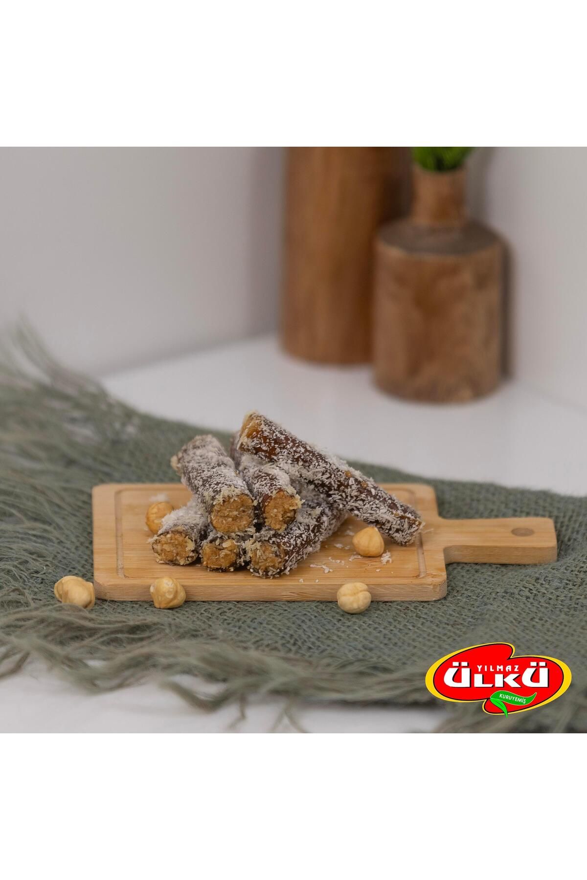 ÜLKÜ KURUYEMİŞ H.CEVİZ KAPLI FINDIK EZMELİ ÇUBUK PESTİL