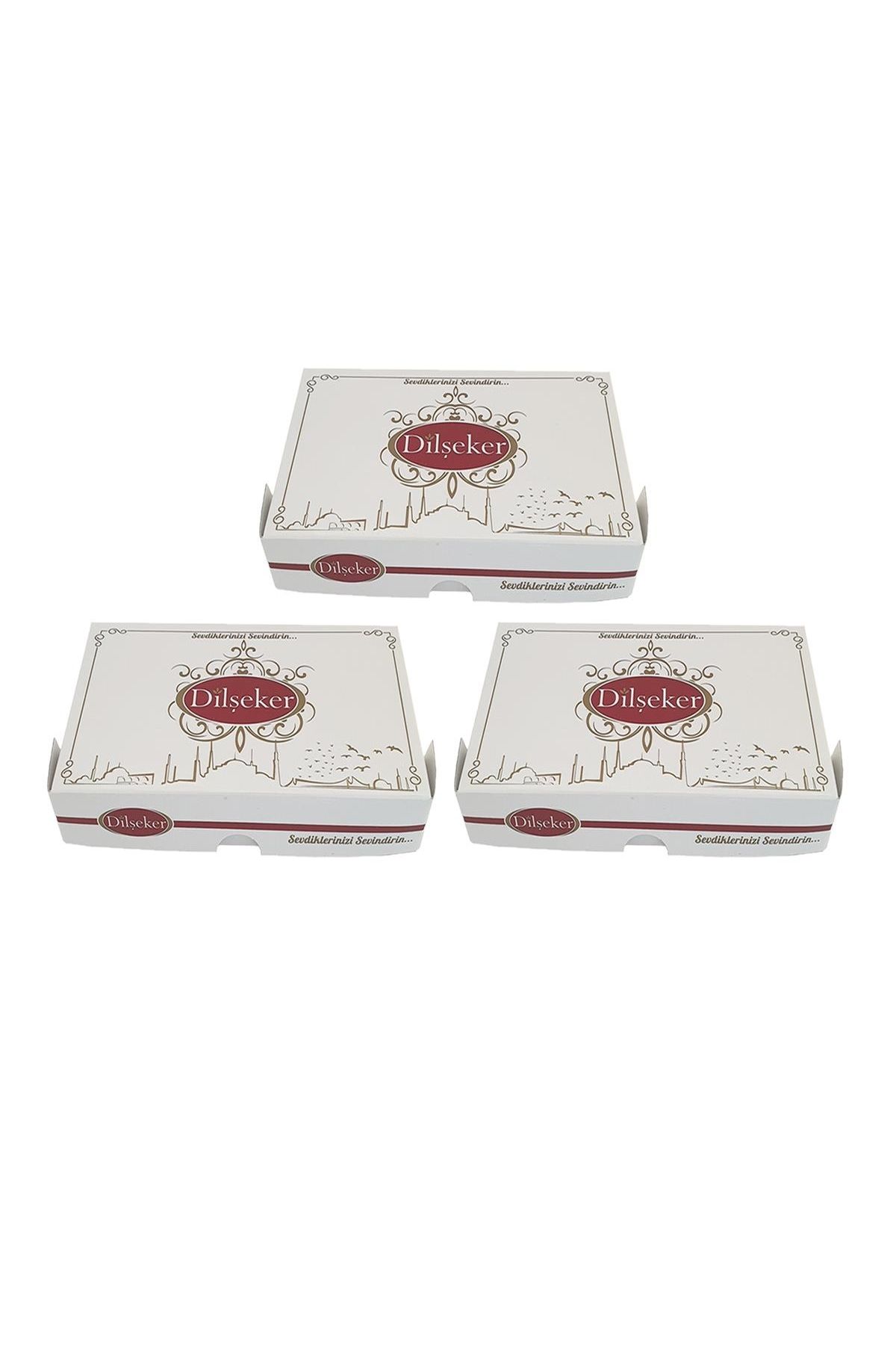 Dilşeker Bayramlık Özel Hediyelik Karışık Lokum 650 gram - 3 Adet