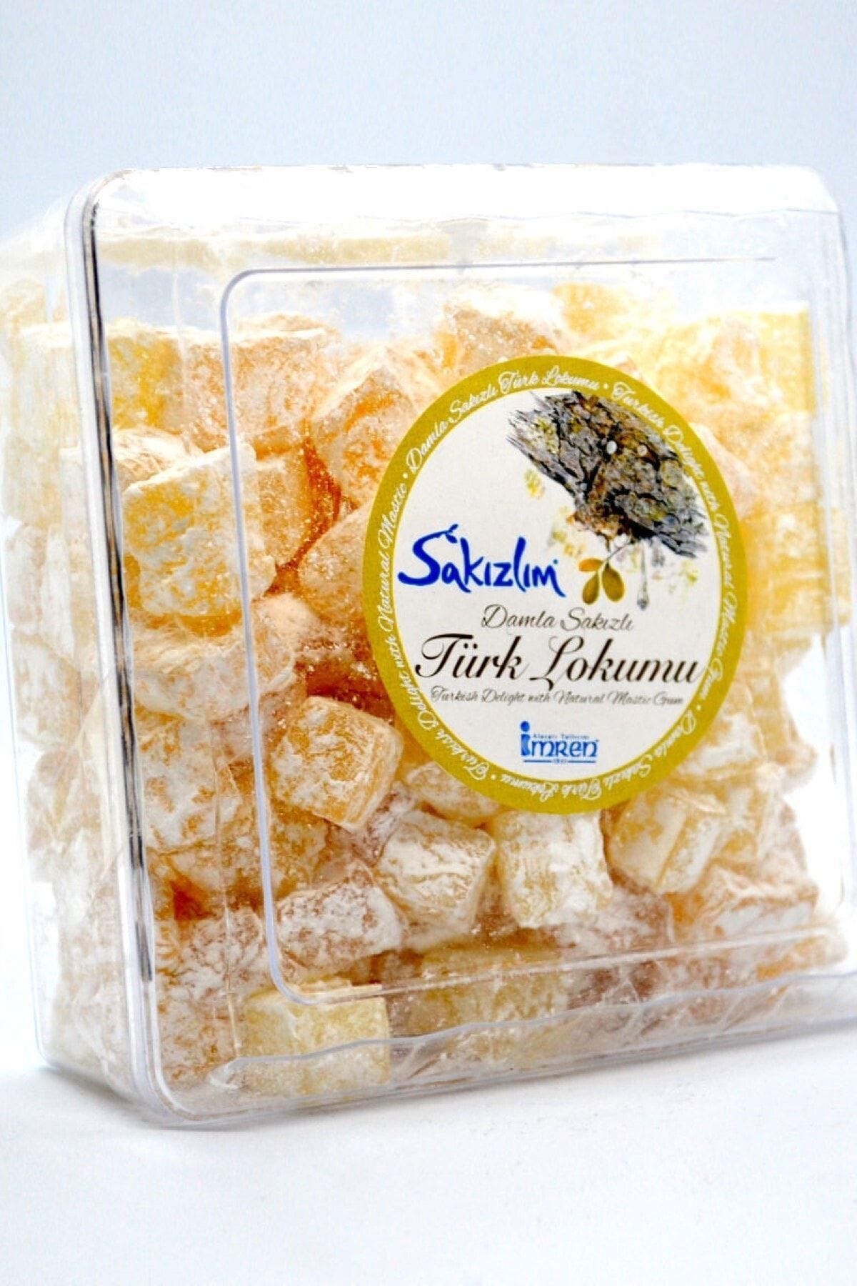 İMREN ALAÇATI TATLICISI & SAKIZLIM Sakızlım Damla Sakızlı Türk Lokumu 450gr