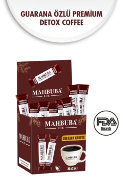 Mahbuba Life Guarana Özlü Premium Detox Form Diyet Kahve Gün Boyu Enerji 1 Aylık - ( 30 Kullanım ) Net 60gr