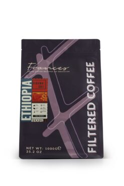FRANCES %100 Arabica Ethiopia | Çekirdek Filtre Kahve | 1kg | Düşük Asidite
