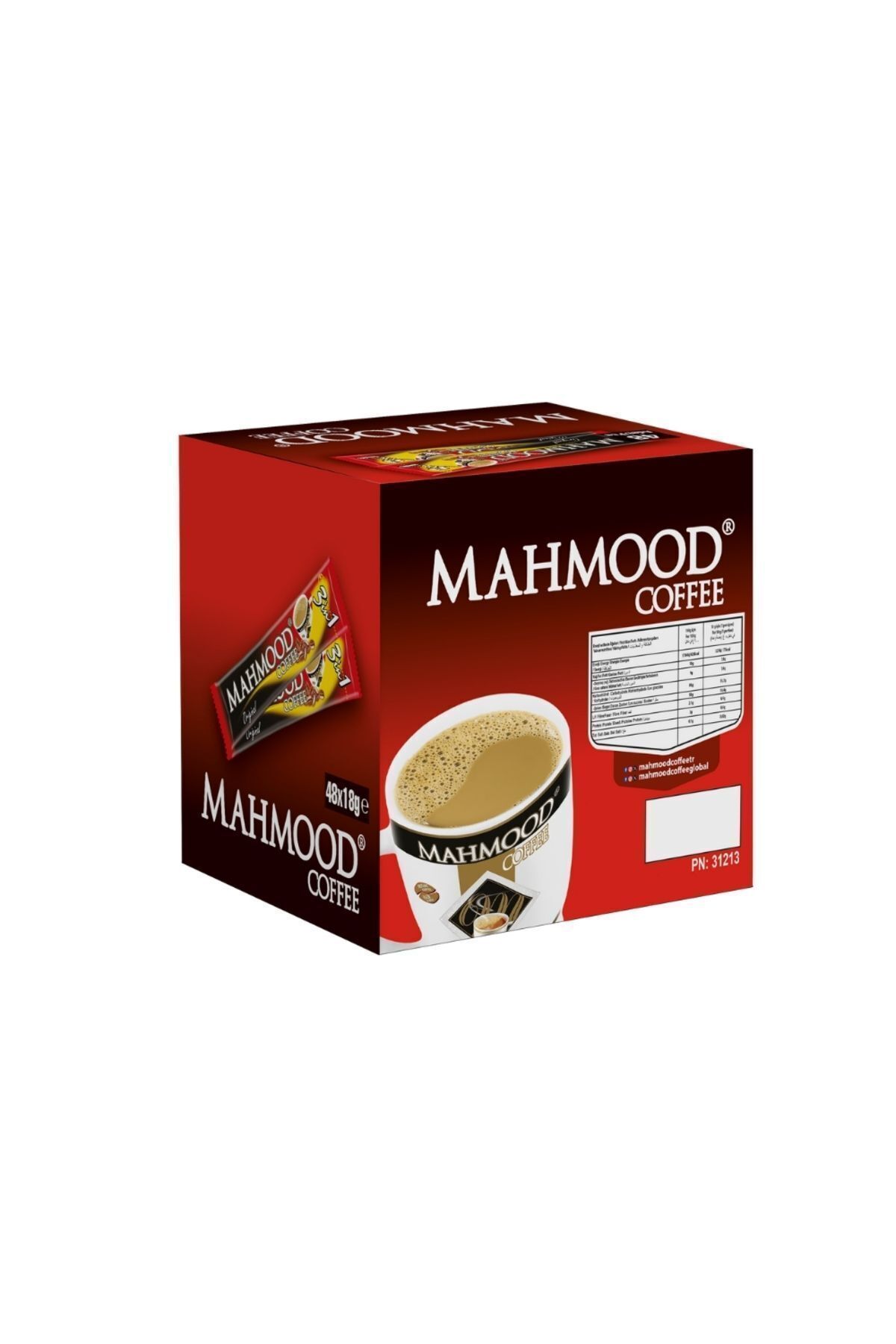 Mahmood 3ü 1 Arada Hazır Kahve 48 Adet X 18 gram - Görsel 3