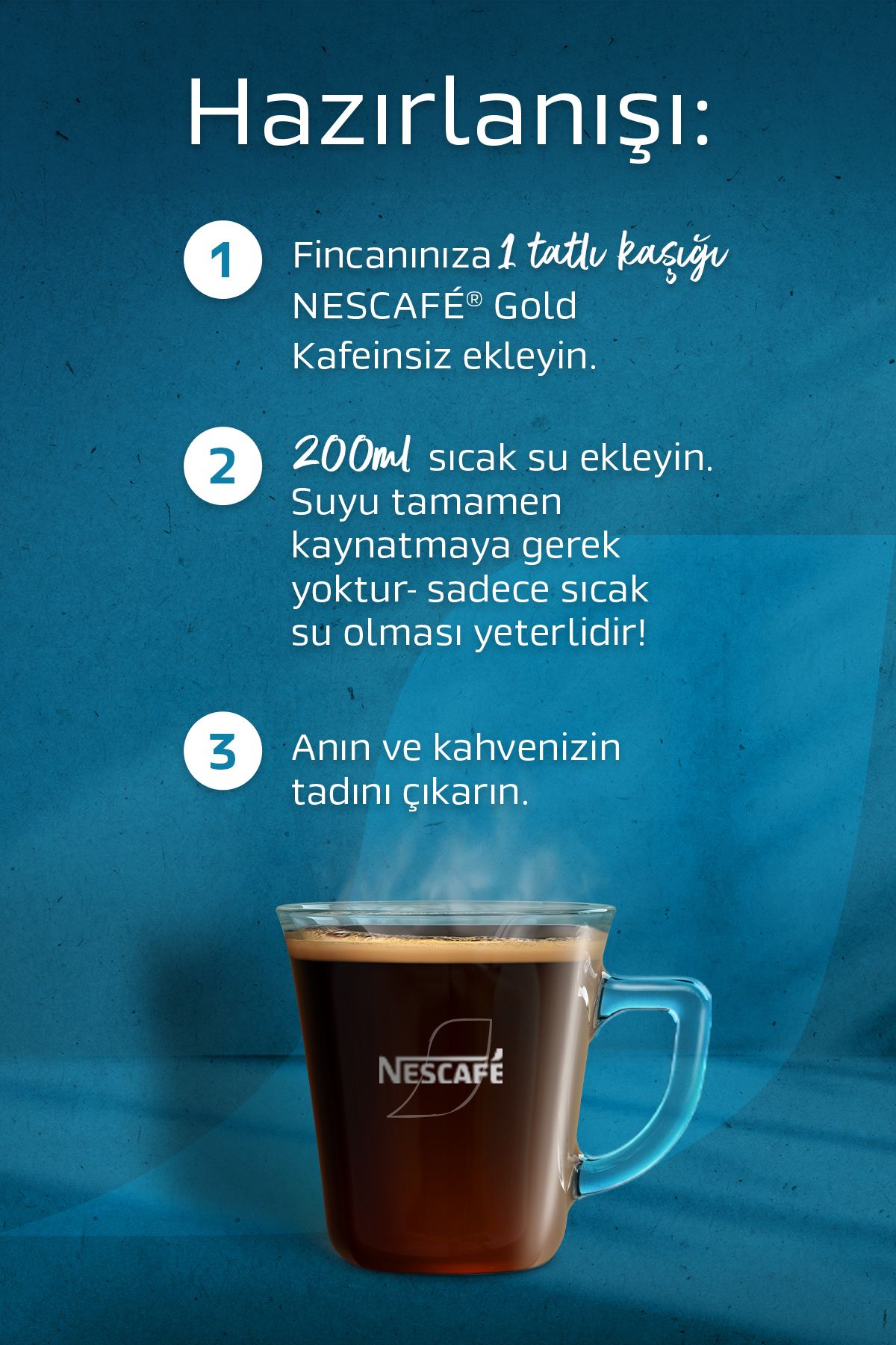 Nescafe Gold Decaf Kafeinsiz Çözünebilir Kahve 70G - Görsel 3