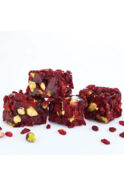 Lokum Atölyesi Zereşk Üzümü Kaplı Antep Fıstıklı Lokum 500g