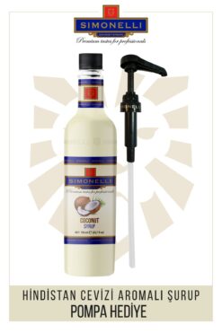 Simonelli Kahve Ve Kokteyl Şurubu Hindistan Cevizi Aromalı 700 ml Pompa