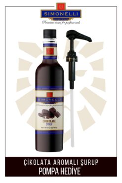 Simonelli Kahve Ve Kokteyl Şurubu Çikolata Aromalı 700 ml Pompa Hediyeli