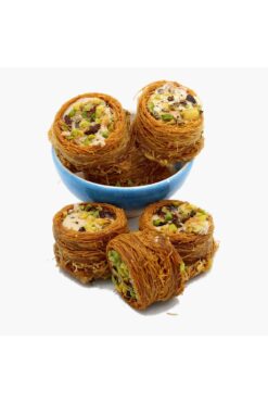 Saido Kahve Kadayıflı Kaymaklı Bülbül Yuvası Lokum 400g – Glutensiz, Doğal & Şekersiz