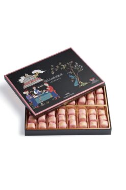 Selamlique Güllü Çikolata Kaplı Bademli Lokum 500g