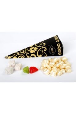 LokumBox Mevlid Şekeri_çifte Kavrulmuş Antep Fıstıklı Lokum_50 Adet_siyah Mevlüt Külah