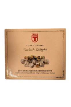 Tariş Tarpaz Çifte Kavrulmuş Üzümlü Fındıklı Lokum 450 Gr.