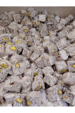 TALAS Kuruyemiş Kakaolu Antep Fıstıklı Çifte Kavrulmuş Lokum 500 G