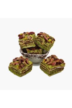 Saido Kahve Tane Antep Fıstıklı Hünkar Lokum 400g – Glutensiz, Tatlandırıcısız, Doğal Enfes Tat