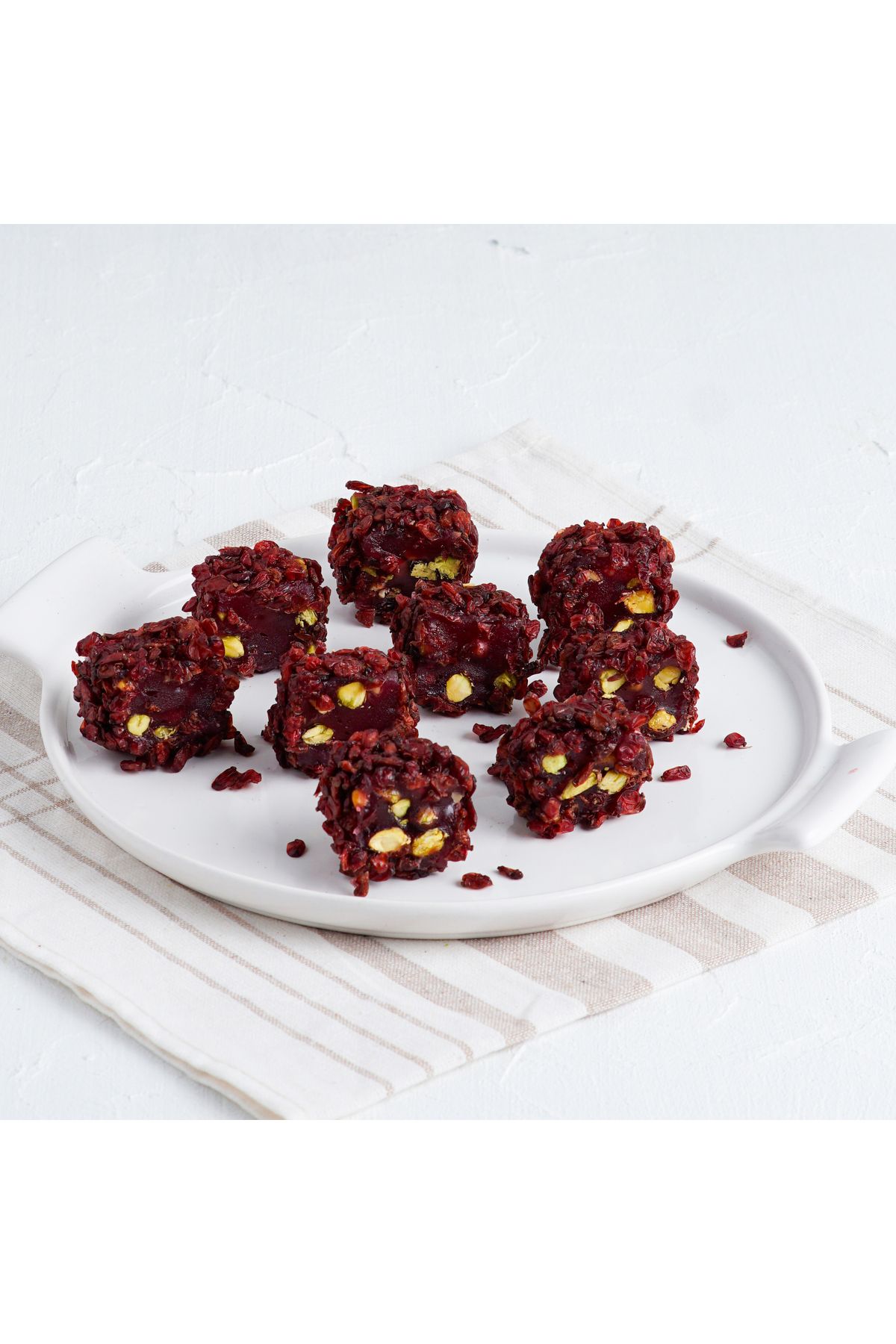 BULUTLAR KURUYEMİŞ Zereşkli Antep Fıstıklı Lokum (KG) 2000 gr - Görsel 2