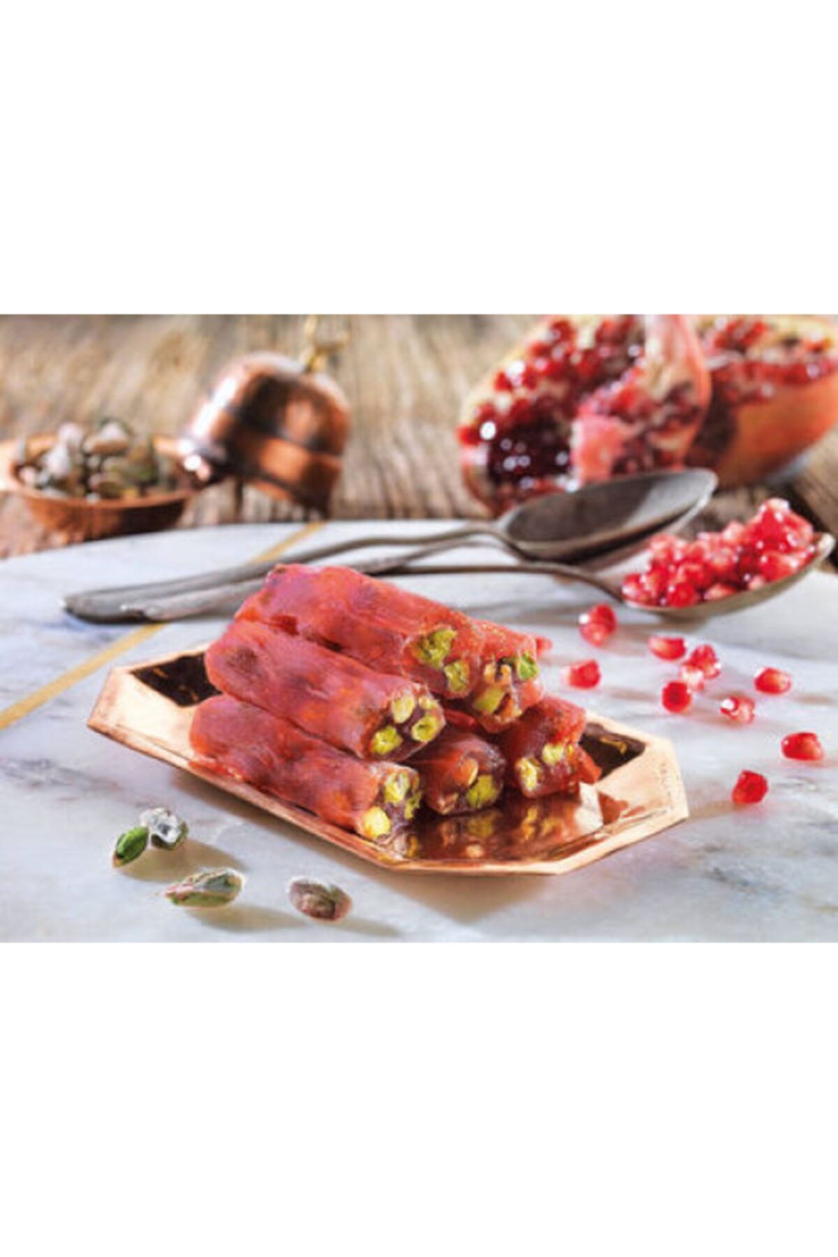 Emsal Antep Fıstıklı Narlı Fitil Lokum 1000 gr