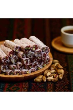 OLGUN KURUYEMİŞ Narlı Fıstıklı Fitil Lokumu 500 Gr