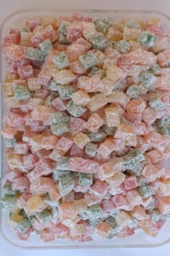 Şifaiye Kuruyemiş ve Şekerleme Meyveli Kuş Lokum 0.5 Yarım Kg