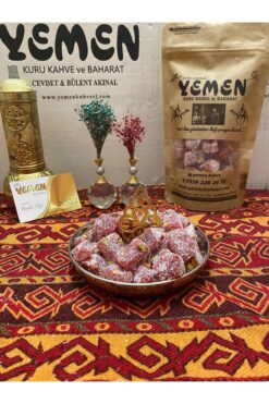 YEMEN LOKUM NARLI ÇİFTE KAVRULMUŞ BOL FISTIKLI 125 gr