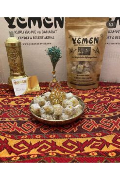 YEMEN LOKUM ÇİFTE KAVRULMUŞ BOL FISTIKLI 125 gr