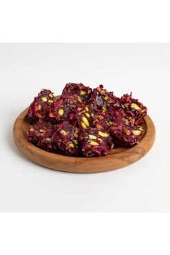 HALUK ÇEREZ Gül Yapraklı Narlı Fıstıklı Sarma Türk Lokumu 500 Gram