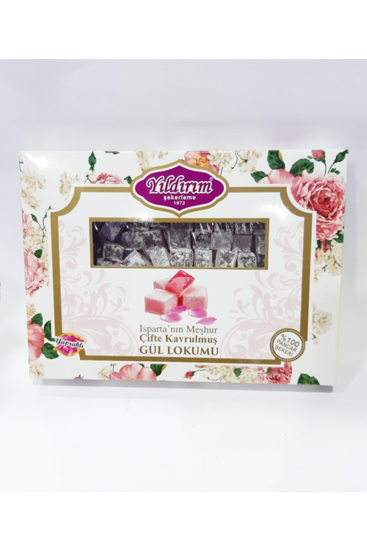 Yıldırım Şekerleme Çifte Kavrulmuş Gül Lokumu 450 G - Görsel 2