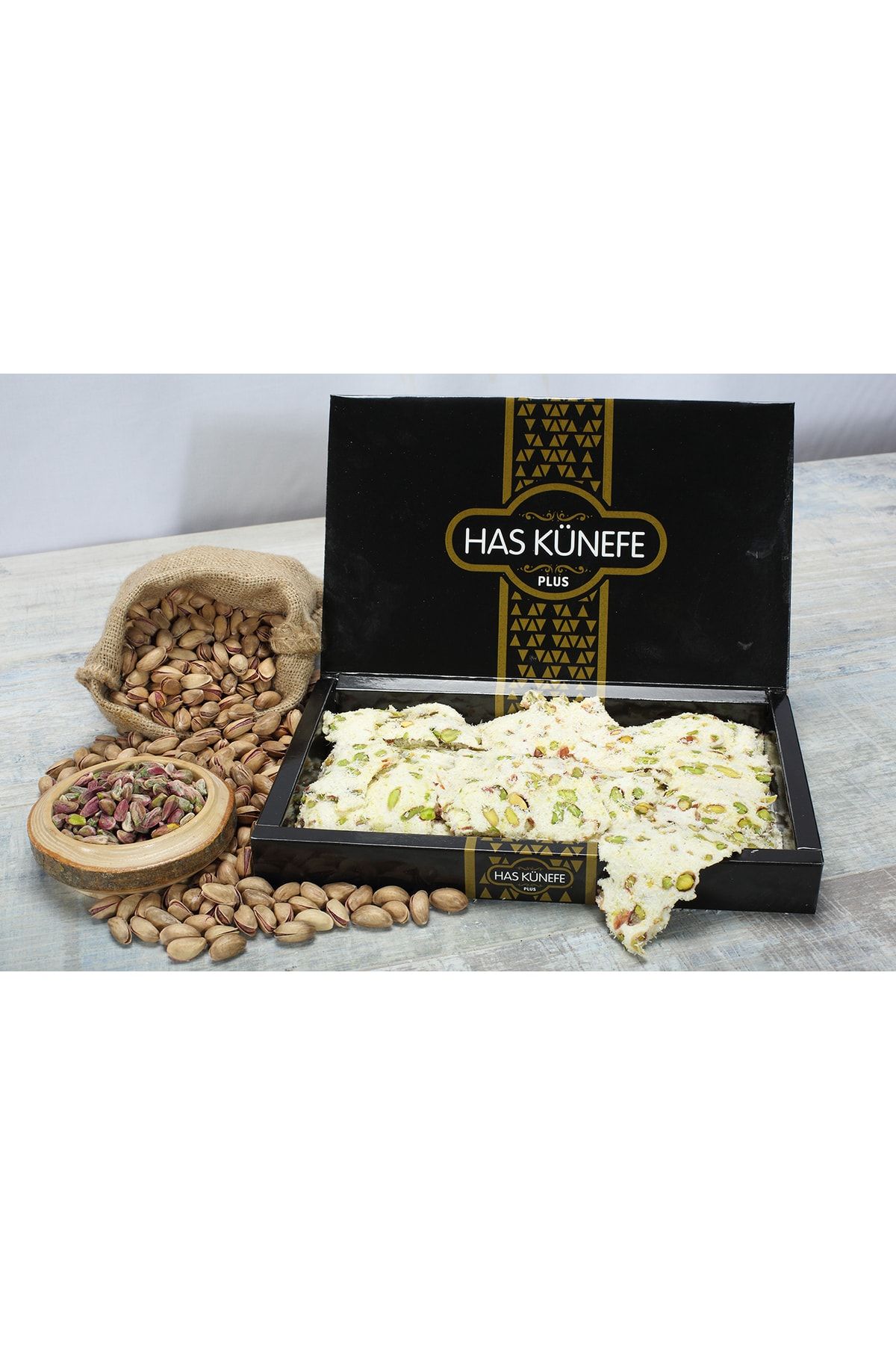 HAS CEZERYE Kaymaklı Fıstıklı Yaprak Lokum Cezerye 500 Gr - Görsel 2