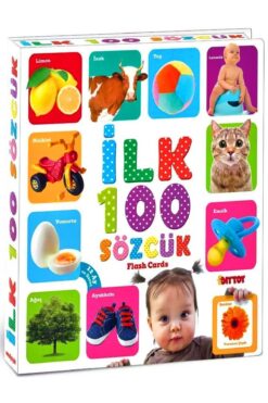 a v d a Diytoy Ilk 100 Sözcük Kelime Zeka Kartları Eğitici Kartlar