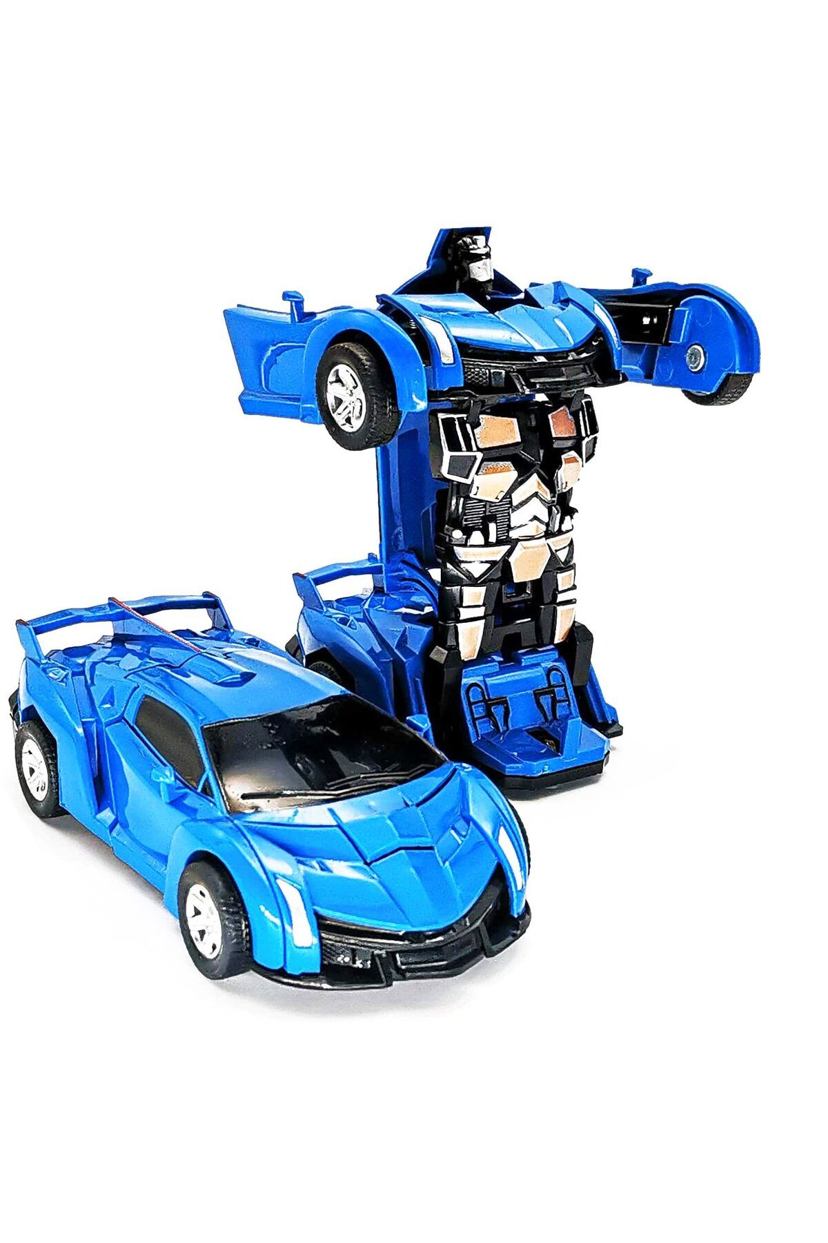Brother Toys Transformers Robot Çek Bırak Kendinden Robota Dönüşen 1:32 Bugatti Lamborghini Araba