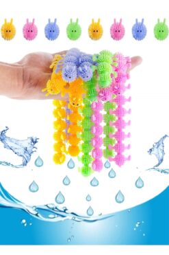 Hyd 1 Adet Tırtıl Stres Giderici Oyuncak Squishy Duyusal Oyuncak Esnek Yumuşak Havuz Plaj Oyuncağı 25 Cm