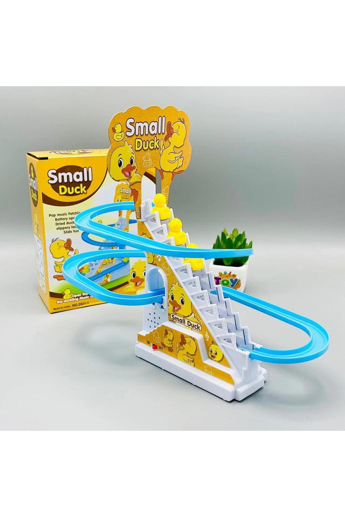 ayaz oyuncak Small Duck Oyuncak, Işıklı Sesli Kaykay Ördek