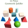 Genel Markalar 11 Parça Geometrik Şekiller Eğitici Geometrik Şekiller İlkokul ve Okul Öncesi Eğitici Matematik Seti