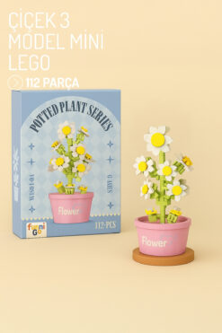 Nandy Home Sarı Çiçek Model Karakter Figürü 3D Yapı Oyuncakları