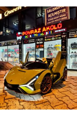 POYRAZ AKÜLÜ Orijinal lisanslı lamborgini sian 24 volt akülü araba (drift+tabletli)