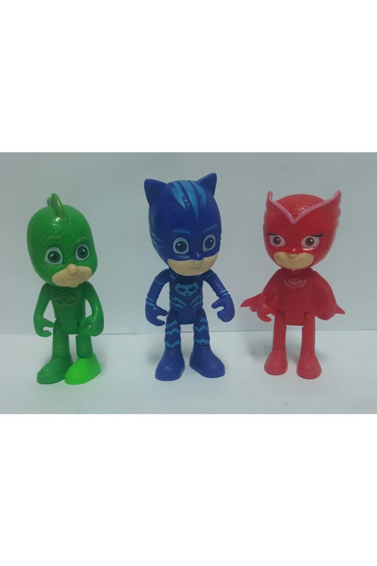 Brother Toys Pj Masks Pijamaskeliler Kutulu 3lü Set Kedi Çocuk, Kertenkele Çocuk, Baykuş Kız - Görsel 2