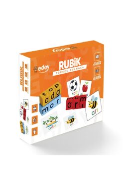 edoy Montessori Eğitici Oyun - Rubik Türkçe Bulmaca Oyunu - Harfleri Tanımak için Eğlenceli Çözüm