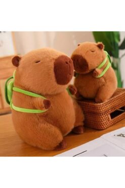 HEY GİDİ GİFT Sevimli Kapibara Peluş / İçi Yumuşak / Peluş Anahtarlık / Capybara Oyuncak / Figür Yüksek Kalite