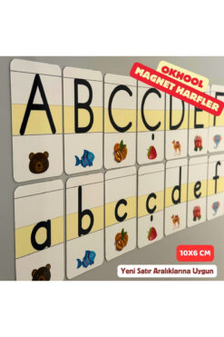 Okhool Magnet Resimli Alfabe Ve Rakamlar