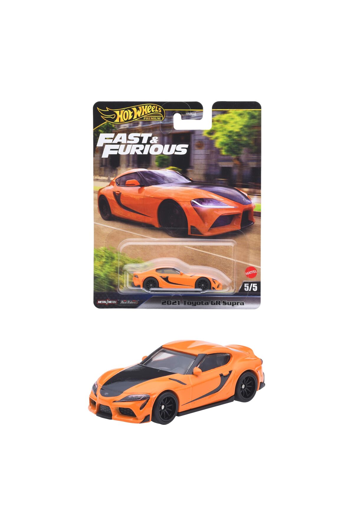 HOT WHEELS Fast&Furious Temalı Beşli Araba Serisi HNW46 979L - Görsel 2