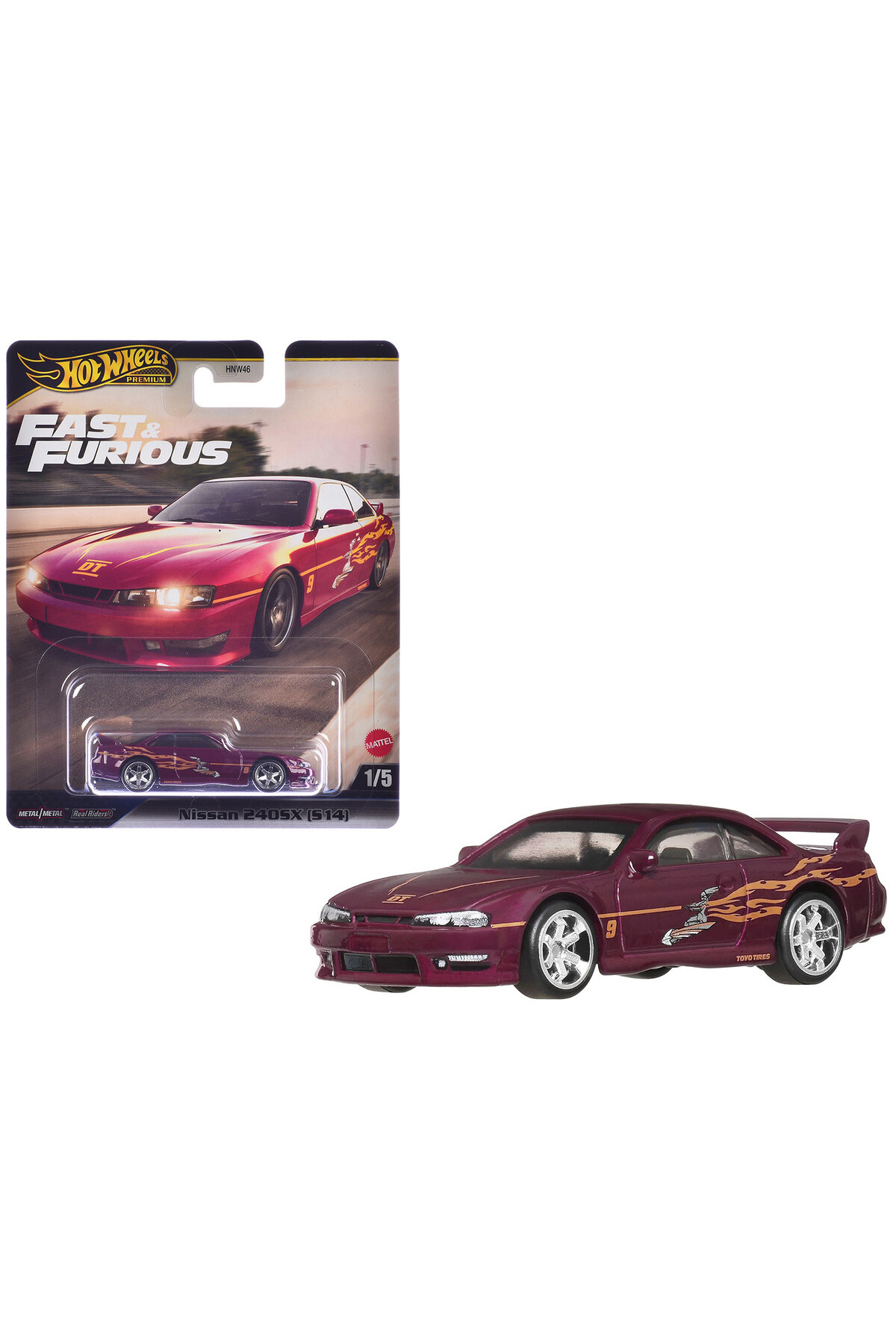 HOT WHEELS Fast&Furious Temalı Beşli Araba Serisi HNW46 979L - Görsel 3