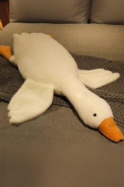 Solemia Sevimli Peluş Uyku Arkadaşım Kaz 75 cm- Uçan Kaz Morton Uyku Yastığı