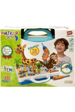 Birlik Oyuncak Eğitici 340 Parça 3d Yaratıcı Matkaplı Tamir Seti Oyuncak Sök Tak