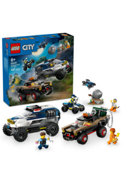 LEGO ® City Polis Arazi Aracı Takibi 60449 - 6+ Çocuklar için Yaratıcı Oyuncak Araba Yapım Seti (467P)