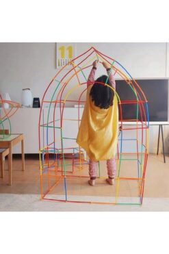 TOMBİ-X Bambu Çubuk Oyuncakları 600 Parça Puzzle 4 5 Yaş Eğitici Oyuncaklar Zeka Geliştirici Oyunlar