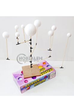 Hobialem Gezegen Sistemi Maketi, 9 Parça, Güneş Sistemi, Eğitici Maket, Model Gezegenler