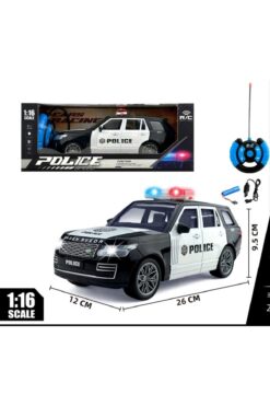 berattoys uzaktan kumandalı polis arabası 26 cm şarzlı sesli ışıklı full fonksiyon kumandalı araba